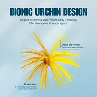Honoreal OEM/ODM Umpan Ikan Urchin TPE Dua Warna 12.5cm/13.5cm/16.5cm Umpan Turnamen Universal Produksi Bulanan 18000pcs