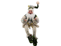 Poupée psychique Halloween rouge faite à la main ornements de Noël Père Noël figurine de fée de Noël décoration de jouet de sorcière de Festival