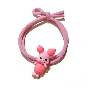 Linda banda elástica para el cabello con forma de pato para niños, ropa informal, forma de lazo de tela, verano 2023, origen Jinhua - Product Image 3