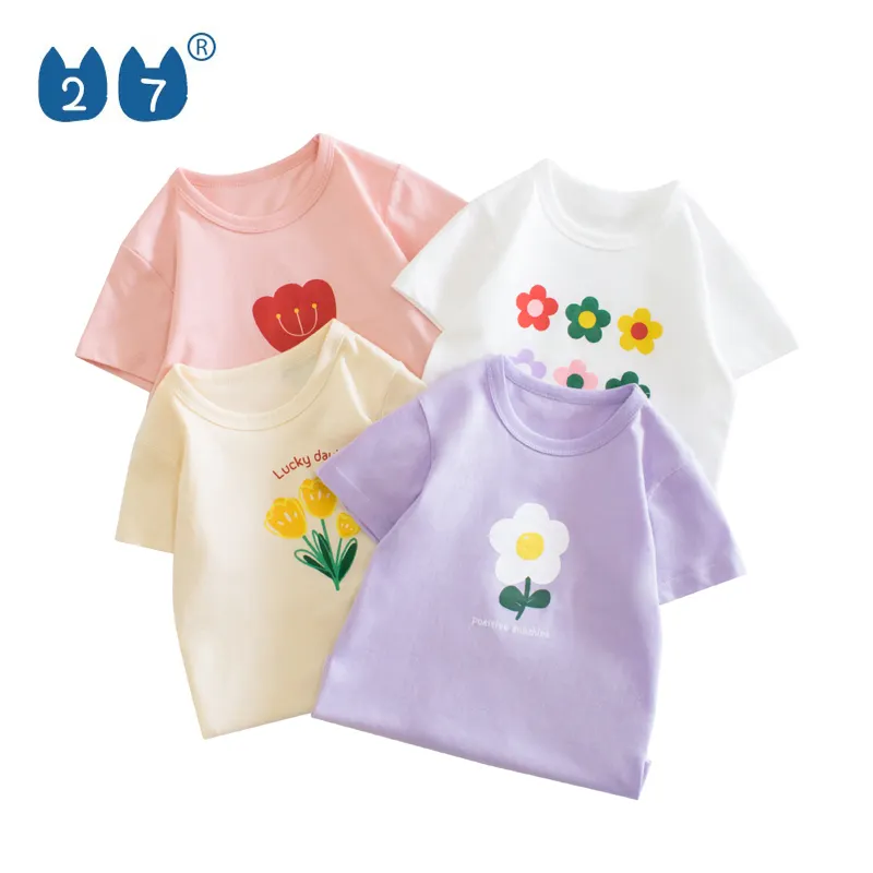 Shop Wholesale Oem Children`s Clothing Breathable Comfortable Short Sleeve T Shirts For Summer