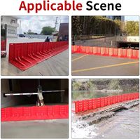 Barrera de Protección Contra Inundaciones en Forma de L, Diseño de Cuchilla Impermeable, Control de Inundaciones, Seguridad Vial