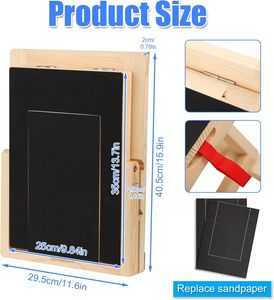 Planche à gratter pour chien en bois écologique - Couleur naturelle, style classique - Product Image 2