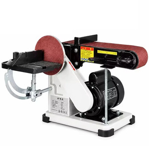 2-in-1 Belt Disc Sander Electric <b>Bench</b> Grinder Sanding Polishing Machine for Wood Metal Grinding DIY Workshop <b>Tools</b> - Product Image 1
