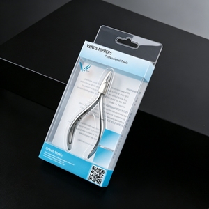 Eco-friendly Customized Skincare Cube APET Plastic <b>Empty</b> <b>Box</b> Transparent Folding PVC Clear Packaging <b>Box</b> For Nail Tools - Product Image 1