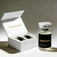 Étiquettes personnalisées pour flacons de 10 ml et 5 ml, double couche, poudre de peptides, étiquettes autocollantes pour flacons de 10 ml et 5 ml