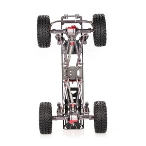 Set telaio rinforzato interamente in metallo passo 313mm 4WD Rock fuoristrada assemblato per <span class=keywords><strong>1</strong></span>/10 <span class=keywords><strong>RC</strong></span> cingolato SCX10 <span class=keywords><strong>Rc</strong></span> parti di automobili - Product Image 4