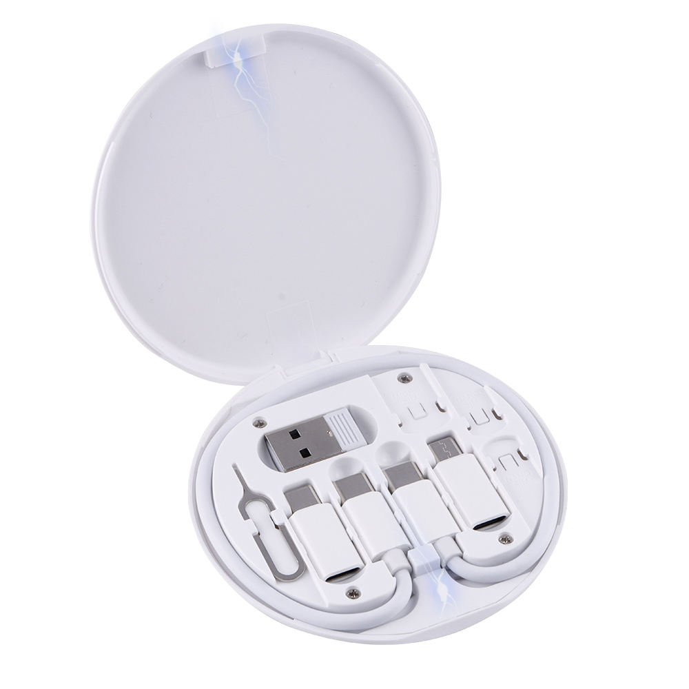 Câble de charge multi de charge rapide blanc 60W