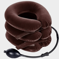 Dispositif de traction cervicale gonflable, étireur cervical en plastique, portable, confortable, soulagement de la douleur chronique au cou, utilisation hospitalière, taille unique