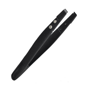 Cross-border carbon fiber replaceable head tweezers, plastic tweezers, screw <b>clips</b>, component tweezers, pliers, round tweezers - Product Image 5