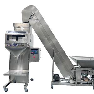 Machine de remplissage de granulés semi-automatique personnalisée en usine chinoise pour les gros sacs de pistaches, graines de melon, noix, 20 kg, 25 kg, 50 kg - Product Image 2