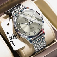 Montre de luxe pour homme POEDAGAR, montre classique à la mode pour homme, bracelet original étanche, montre-bracelet avec calendrier lumineux, cadeau 978