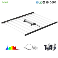 ROHE 1000W Lampe de culture LED pliable à spectre complet en aluminium IP66 pour la croissance commerciale des plantes d'intérieur en phase de floraison