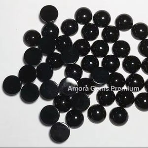 แหวนอัญมณีหลวมทรงกลมสีดำสำหรับทำเครื่องประดับสร้อยข้อมือต่างหูแบบกำหนดเองได้ - Product Image 3