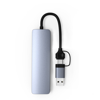 Base de expansión tipo C 6 en 1 de alta calidad para MacBook USB 3,0 interfaz multifunción carga rápida HDMI 100 Mbps puerto de red