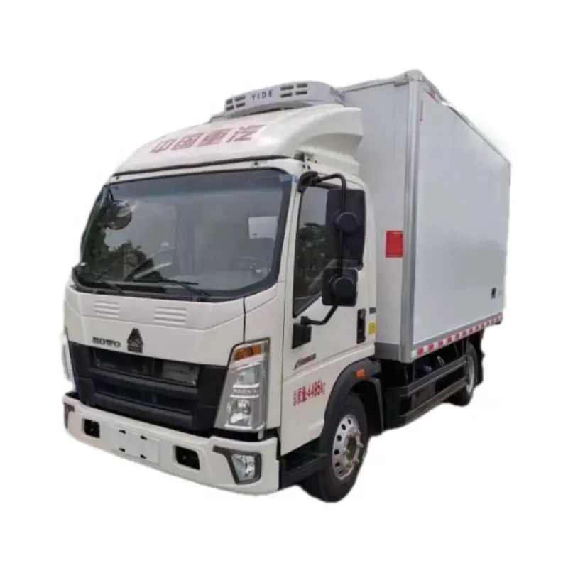 Howo Sinotruk Mini 3.5 Ton Van Cargo Truck,Small Box Delivery Truck 3 4 5 10 Toneladas Camiones De Carga 26 Ft Caminhao Camion
