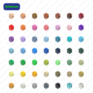 Ensemble de 230 pièces de blocs de construction en plastique pour enfants, référence 87087, briques 1x1 avec pic latéral, petites pièces MOC pour jouets - Product Image 2