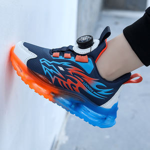 2025 été anti-dérapant respirant semelle souple chaussures de sport boucle rotative enfants chaussures de <span class=keywords><strong>basket</strong></span>-ball haute qualité garçon Sneaker - Product Image 5