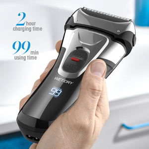 Afeitadora para Hombre Lanumi FK-605, Cuchilla Recíproca de Doble Filo, Batería Recargable de 1600 mAh, Afeitadora Impermeable - Product Image 5