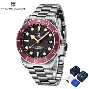 Montre-bracelet automatique pour homme PAGANI Design BB58 rétro de luxe 2025, bracelet en acier inoxydable, NH35, saphir AR, cadeau pour homme - Product Image 1
