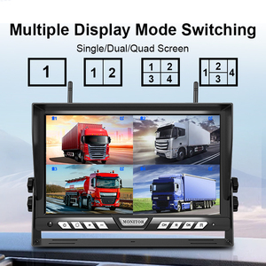 Wireless Rear View <b>Camera</b> Waterproof Backup Night Vision 10.1'' Monitor for Truck Bus Trailer Lorry 12V 24V Wireless-10.1-x38-4- - Product Image 2