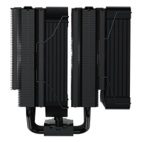 COOLLEO Etian P60TP V2 Noir 6 PC Radiateur Caloducs Refroidisseur d'air CPU Refroidissement LGA115X/1200/1700/1851AMD Refroidissement profond TDP 275W