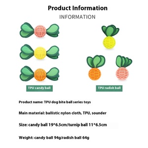Juguete Ecológico para Perros Pequeños y Medianos, Resistente a Mordidas, con Cuerda de TPU y Sabor a Frutas - Product Image 4