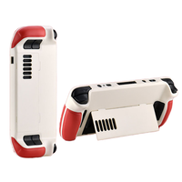 Laudtec tout compris 360 degrés poignée en peau de vache respectueuse de la peau étui de protection pour Steam Deck Yxj01 Machine Palm jeu accessoires