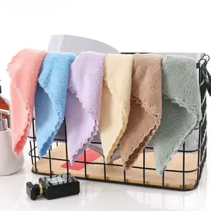 Serviettes en microfibre réutilisables multicolores pour nettoyer les verres, vente en gros