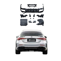 Nuevo Parachoques de Material PP al por Mayor con Puntas de Escape para Mercedes Clase C W206 2022-2024, Estilo C63 AMG, de Atornillar