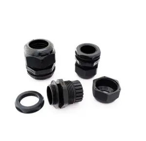 JDD electric cable gland plastic cable joint PG11 and PG29 black manufacturer supplier
