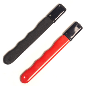 Yunbei Yb Ceramic Flat File <b>Sharpener</b> Red Plastic Handle Whetstone For Knife <b>Garden</b> Pruning Shears Sharpening <b>Tool</b> - Product Image 5
