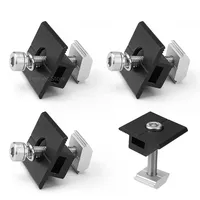 30mm/35mm Modules solaires fixation PV support fin pince centrale 4/10/20 pièces Rail de montage PV panneau solaire montage accessoires