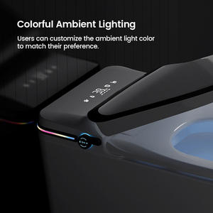 <span class=keywords><strong>Toilette</strong></span> intelligente Fonction de parfum Commande vocale Mise à niveau de luxe avec lumières LED de couleur <span class=keywords><strong>Toilette</strong></span> automatique montée au sol - Product Image 2