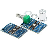 Mini Amplificador Digital de Doble Canal DC 12V-24V 2x50W Clase D 50W+50W TPA3116D2 XH-M562 Placa Amplificadora de Potencia de 50W