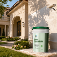 Imprimación Nano-permeable Inorgánica |   Sellador de Paredes Resistente a los Álcalis con Penetración Profunda de 5 mm |   Base de Secado Rápido 3H, 20 KG/Tambor