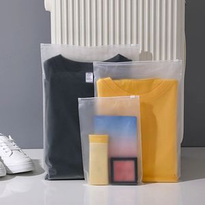自己接着プラスチックつや消しジップロックバッグ用防肉衣服用ジッパーリクローゼ服スポーツウェアドレスパンツコート靴 - Product Image 6