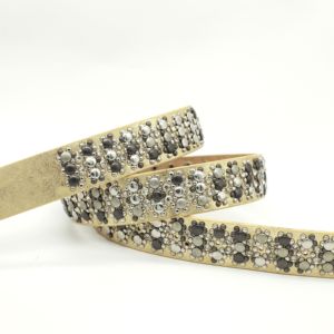 Factory <span class=keywords><strong>Outlet</strong></span> Store Ceintures de cowboy en métal à la mode pour hommes et femmes avec ceinture à rivets en cristal - Product Image 2