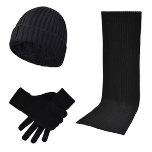 Logo Tùy Chỉnh Màu Rắn Khăn Găng Tay Phù Hợp Với Beanie <span class=keywords><strong>Hat</strong></span> Set Dệt Kim Mùa Đông Ấm Áp <span class=keywords><strong>Hat</strong></span> Cho Phụ Nữ Đàn Ông Mùa Thu Mùa Đông Ngoài Trời Ăn Mặc - Product Image 4