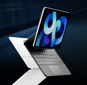 Penutup Keyboard ajaib nirkabel, tombol lampu latar Multi sentuh Trackpad Keyboard untuk <span class=keywords><strong>Ipad</strong></span> Air 4/5th Gen - Product Image 1