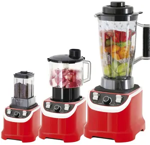 JEWIN 3L 3 in 1 Shining Blender High Power 9525 Motor with 3 Cups Fruit Blender Meat Grinder and Chopper