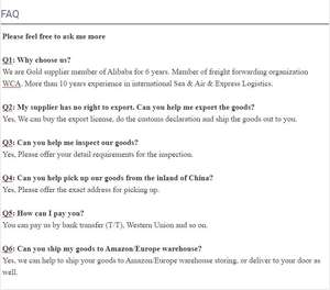 Transporte marítimo SWWLS Envío DDU DDP Transporte aéreo China a Noruega Alesund puerta a puerta ROSEAU,DOMINICA - Product Image 5