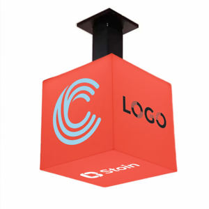 Caja de luz LED cuadrada grande de doble cara, resistente a la intemperie, para exteriores, suspendida en el techo o montada en la pared, para publicidad comercial en exteriores. - Product Image 1