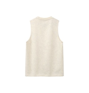 เสื้อกล้ามผ้าฝ้ายปักลายสีขาวรุ่น Heavyweight Sand Washed ปี 2026 ทรงหลวมสบาย ระบายอากาศได้ดี เหมาะสำหรับออกกำลังกาย - Product Image 4