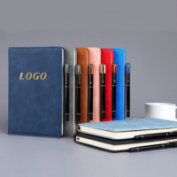 Libreta de Cuero PU Personalizada al por Mayor para Uso en Oficina, con Bolígrafo, Impresión Personalizada, A5, Libreta de Conferencias, Diario, Regalo Corporativo