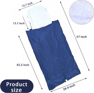 Outdoor Wind proof Water proof Adult Rollstuhl <span class=keywords><strong>Roller</strong></span> Warm Cover Bein Knie <span class=keywords><strong>decke</strong></span> mit Reiß verschluss - Product Image 4