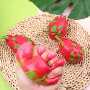 ของเล่นบีบคลายเครียดรูปผลไม้มังกร TPR โฟมนุ่มแบบกำหนดเอง ช่วยลดความเครียดและเพิ่มสมรรถภาพร่างกาย - Product Image 3