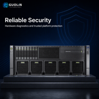 Serveur Barebone FusionServer 5885H V6 4U 4 sockets pour montage en rack, haute disponibilité, hébergement IDC, gestion centralisée