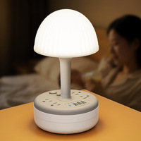 Multiprise standard américaine avec lampe de table et veilleuse, 4 prises CA, port de charge USB Type-C PD, lampe de bureau pour la maison et le bureau