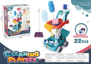 Juego de Limpieza de Casa de Juguete para Niños con <span class=keywords><strong>Escoba</strong></span>, Cubo y Trapeador, Juguetes para Niños Pequeños - Product Image 2