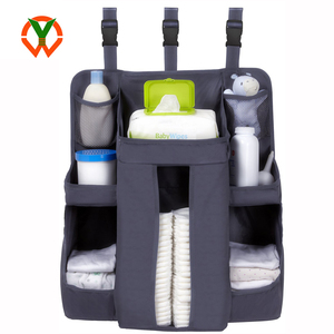 Bolsa de Pañales Personalizada <span class=keywords><strong>con</strong></span> Logotipo, Bolsa de Almacenamiento Plegable para Cuna de Bebé, Organizador de Pañales Portátil para Colgar - Product Image 3